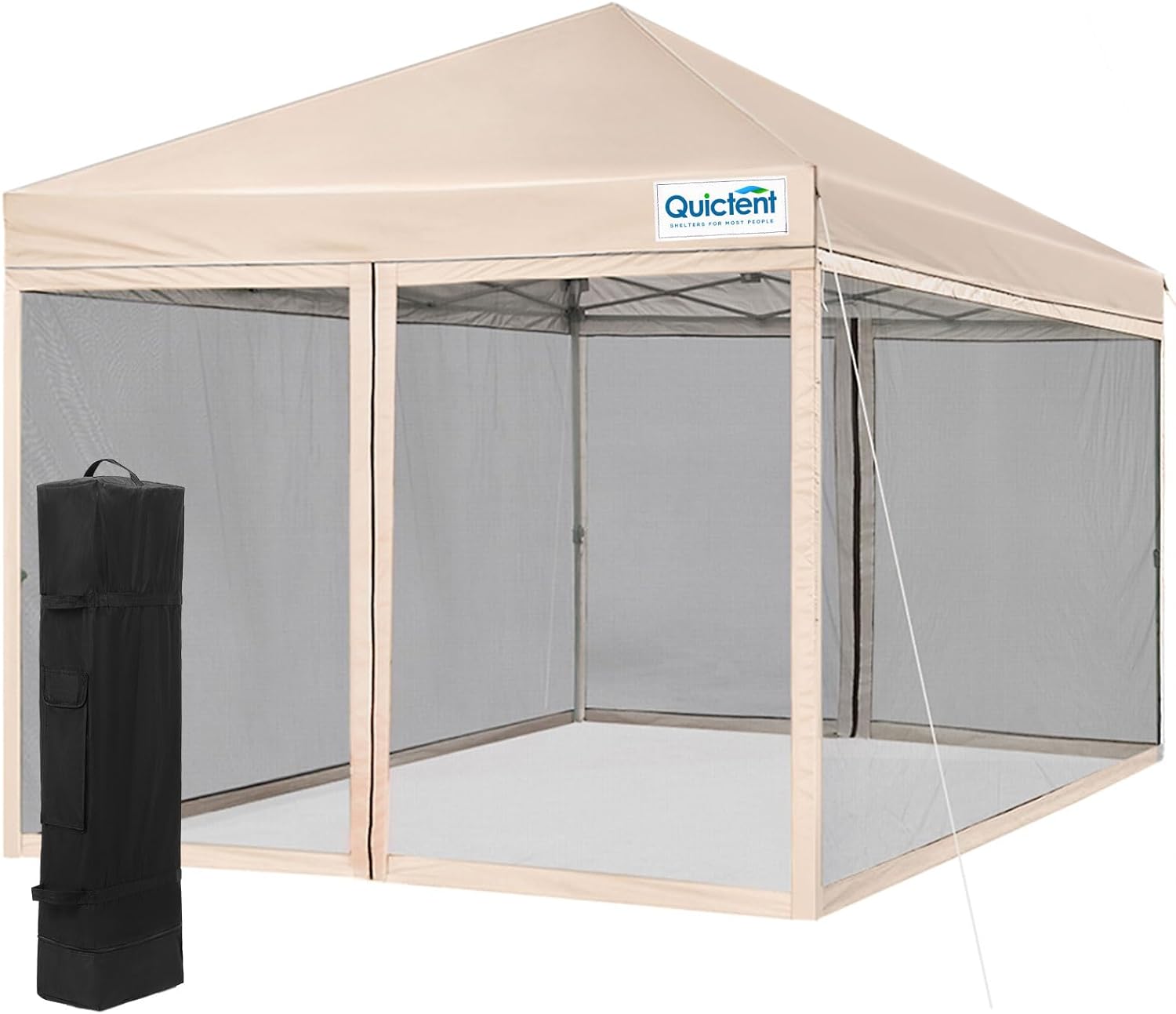 Quictent Gazebo 3 x 3m with 4 Sides,waterproof Event Shelter Canopy with Bag,Gar...