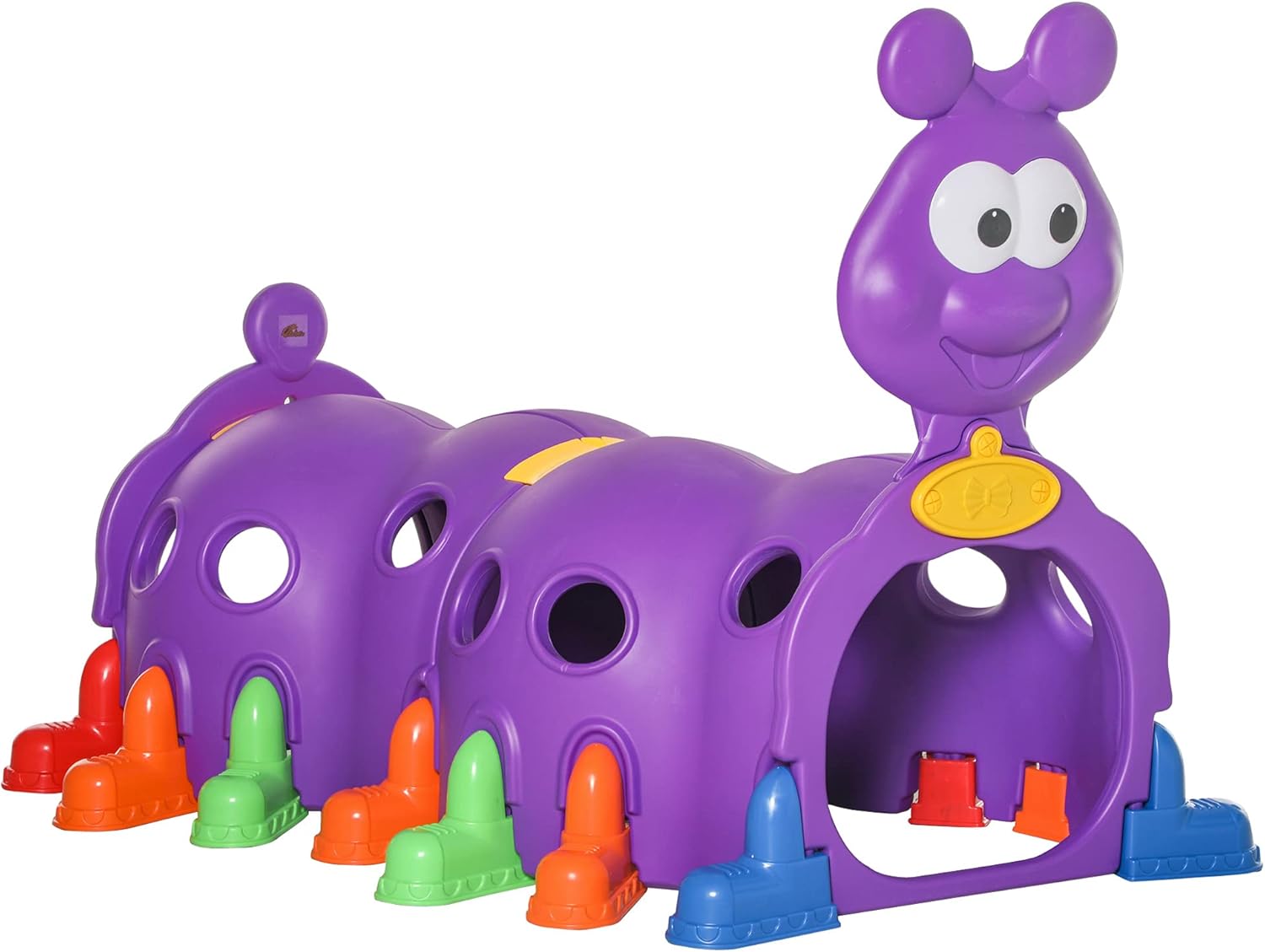 Qaba Caterpillar Climbing Tunnel, Special Climb-N-Crawl Toy for Kids, Innovative...