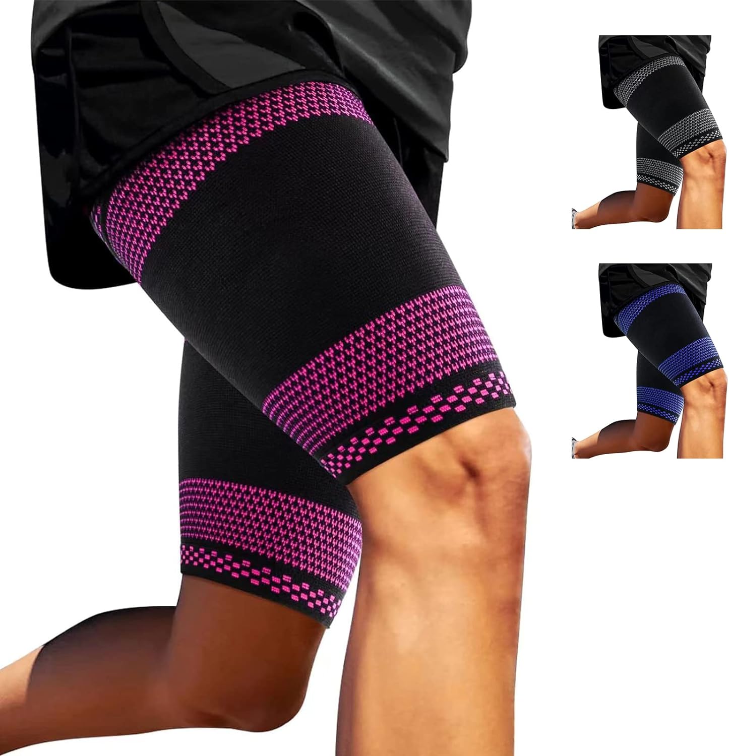 ABYON 2 Pack Thigh Support for Men and Women, Hamstring Support Thigh Compressio...
