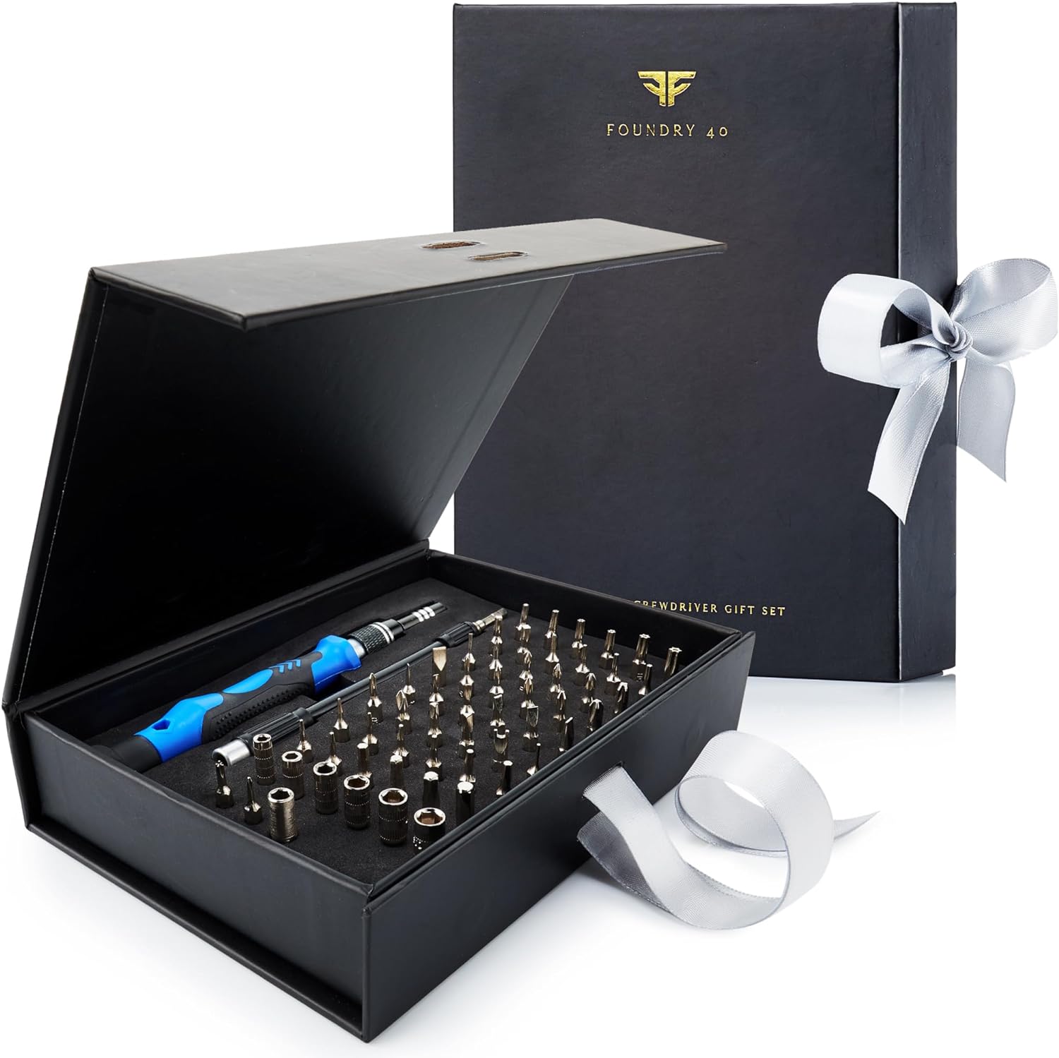 Precision Screw Driver Set - 60 in 1 Various, Magnetic Bits Screwdriver Kit with...