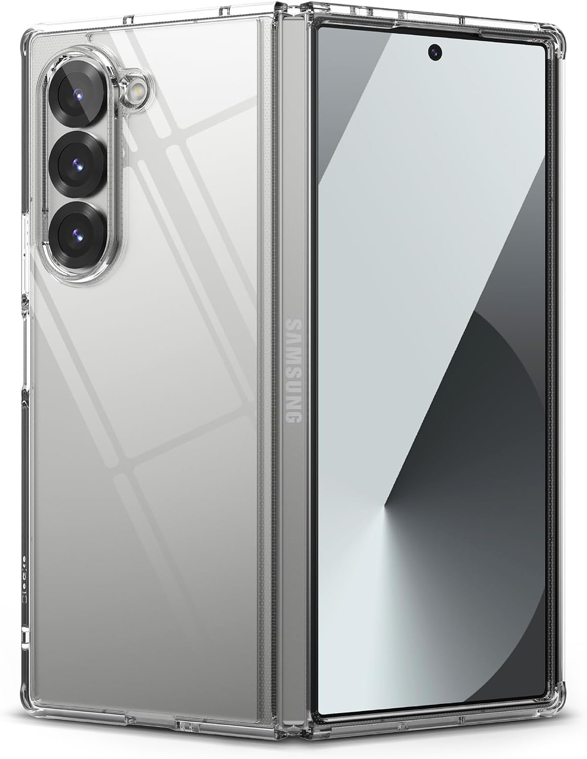 Ringke Fusion Compatible with Samsung Galaxy Z Fold 6 Case, Transparent Non-Slip...