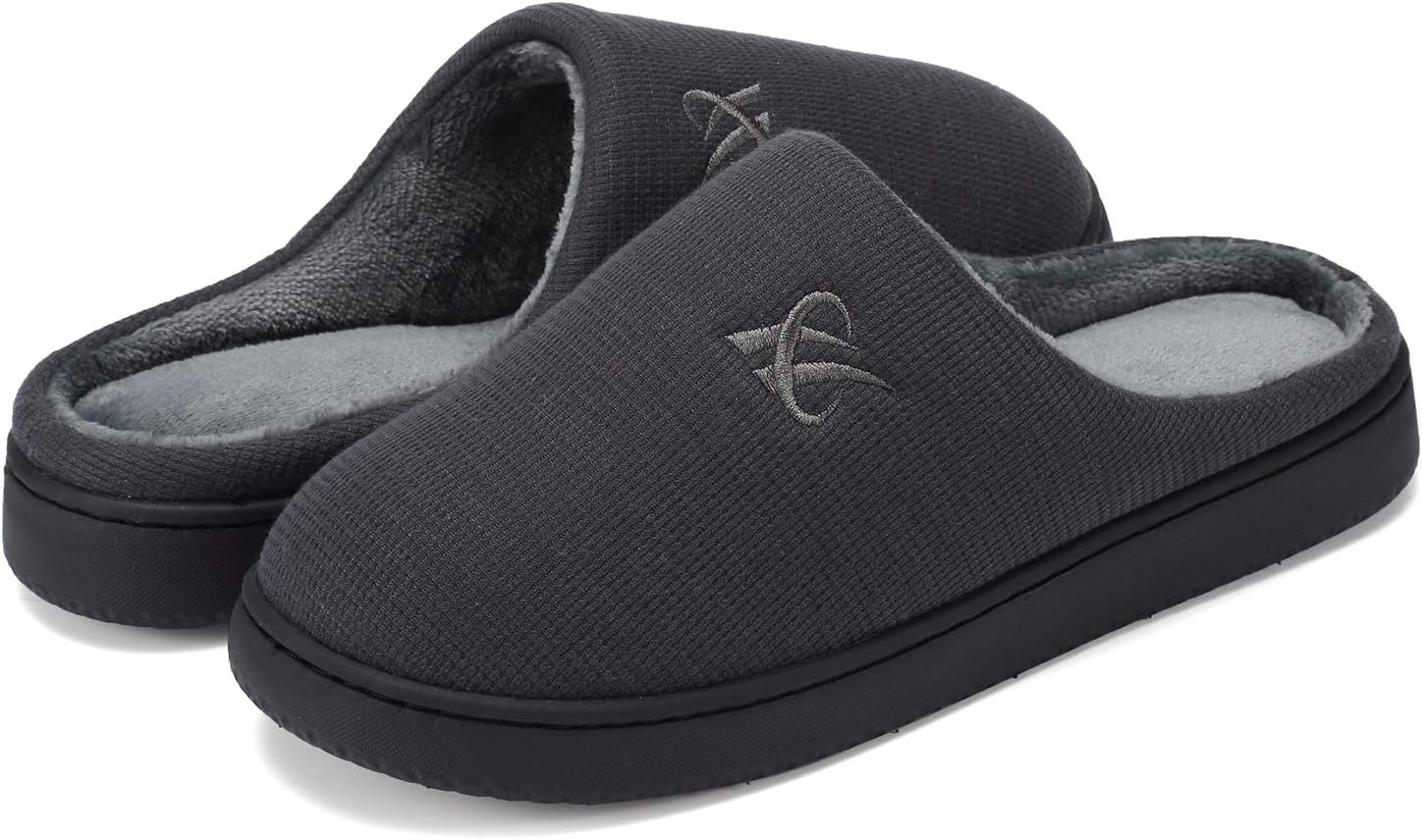 Memory Foam Slippers for Women's and Men's Casual House Shoes 11-12 Women/9-10 M...