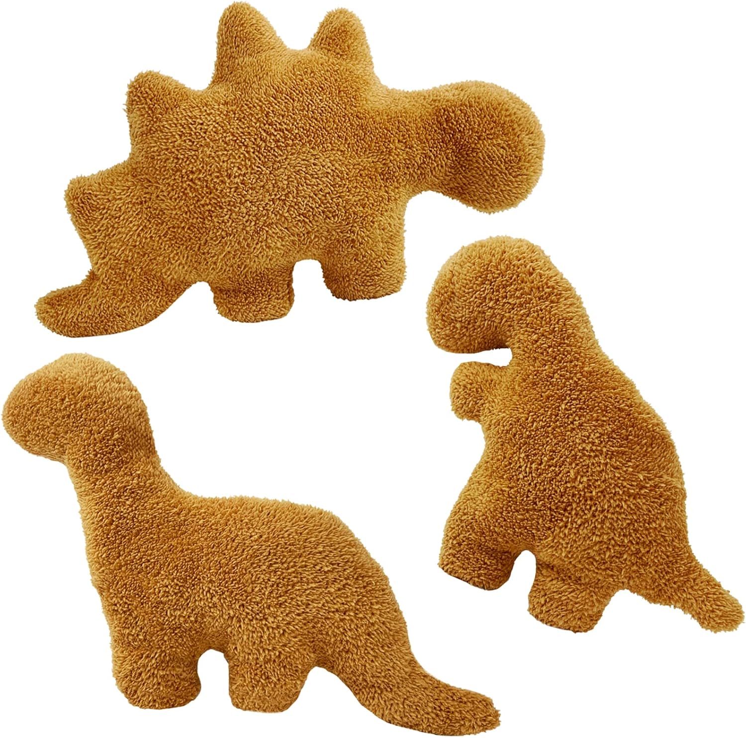 3 Pack Dino Nugget Pillow, Funny Gifts for Birthday Gifts, Dinosaur Theme Party...