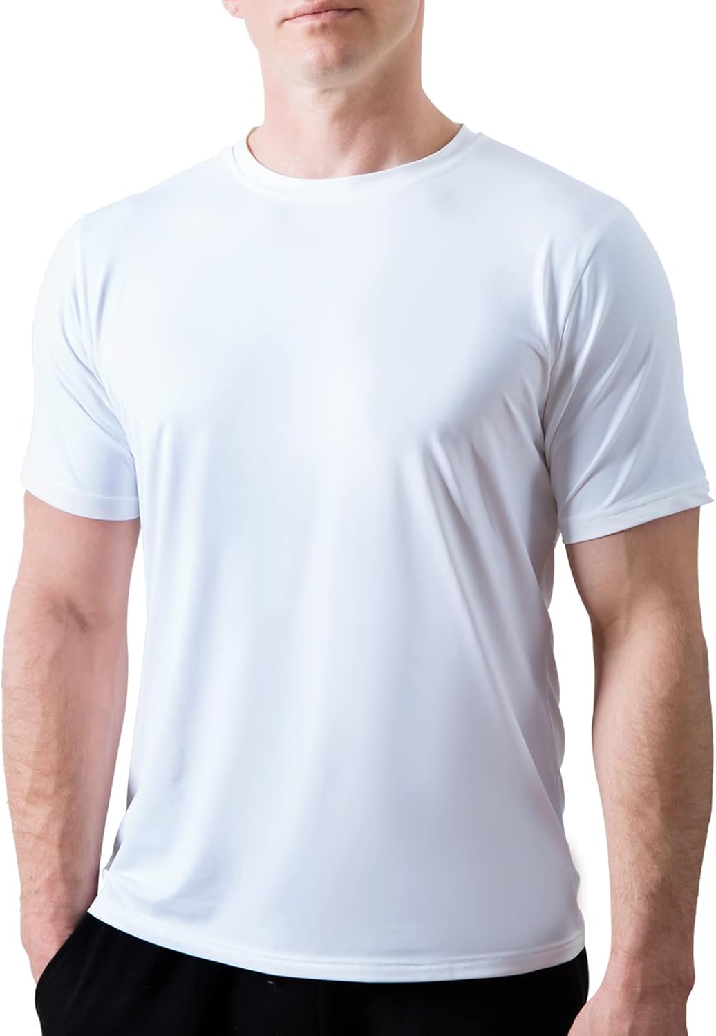 Elegear Summer Cooling Men's T-Shirt Pack of 1, Ultra Arc-Chill Undershirt for M...