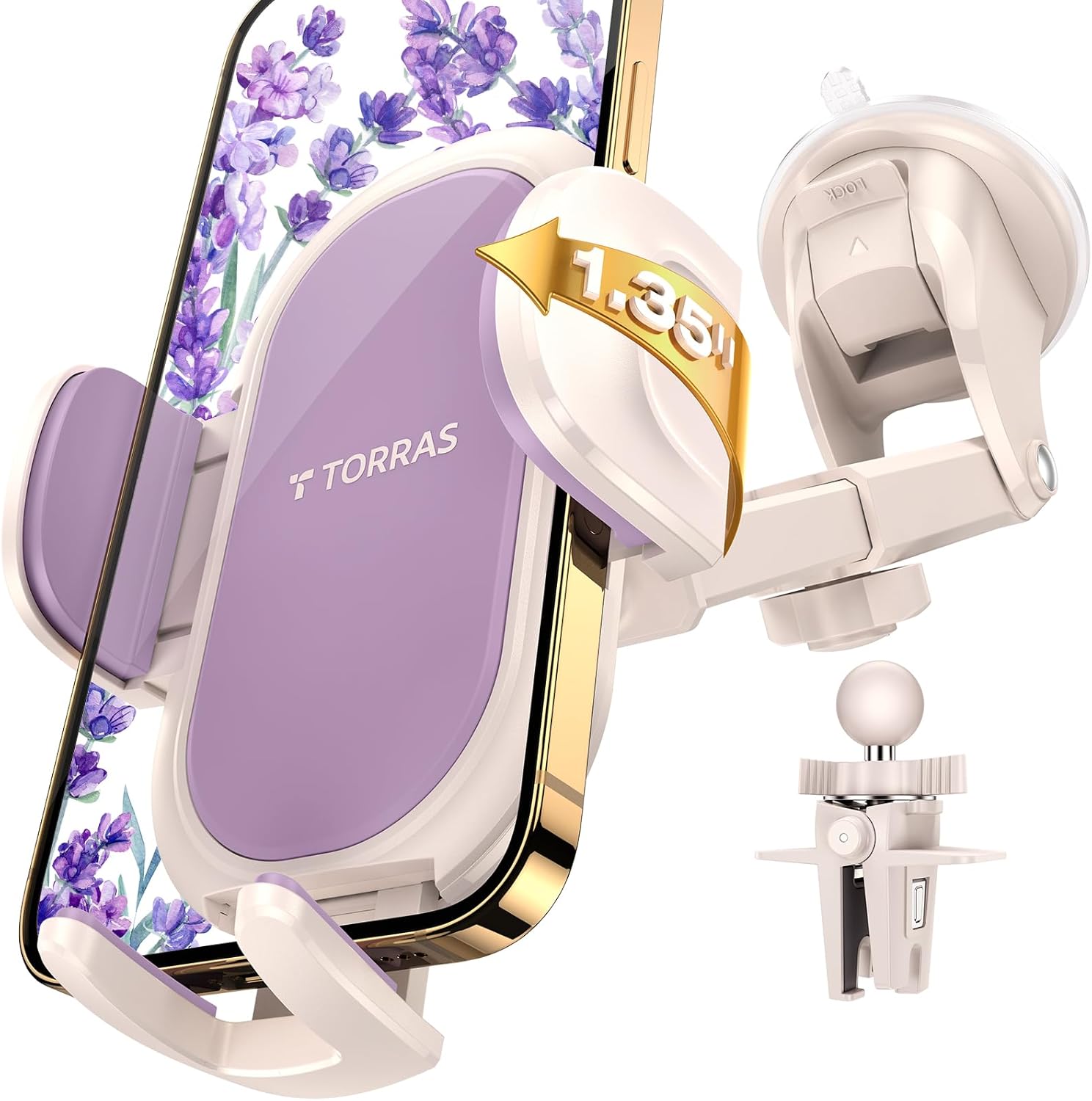 TORRAS Cell Phone Holder for Car [Beauty & Shield]...