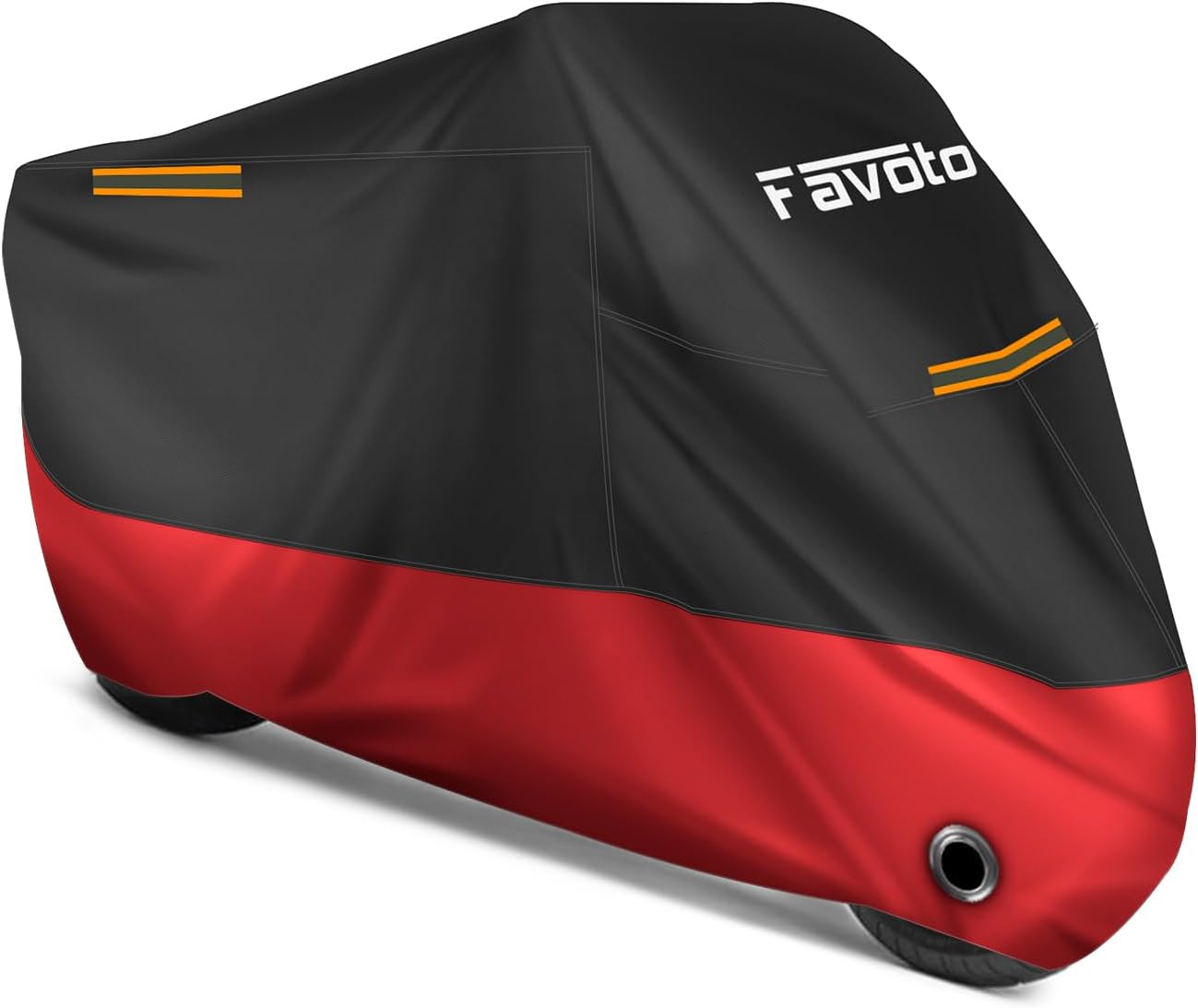 Favoto Motorcycle Cover Waterproof Outdoor - Universal Fit Motorbike Cover with...