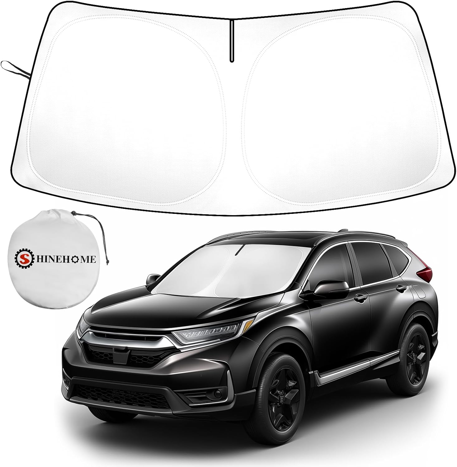 SHINHOME Windshield Sun Shade for 2023 2024 2025 Honda CRV SUV, LX, EX, EXL, Spo...