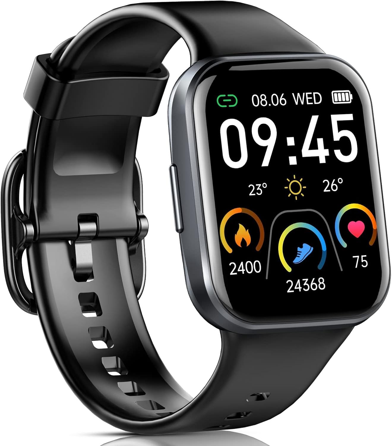 Smart Watch, Fitness Watch for Men Women, 1.69" HD Touch Screen, 25 Sports Modes...