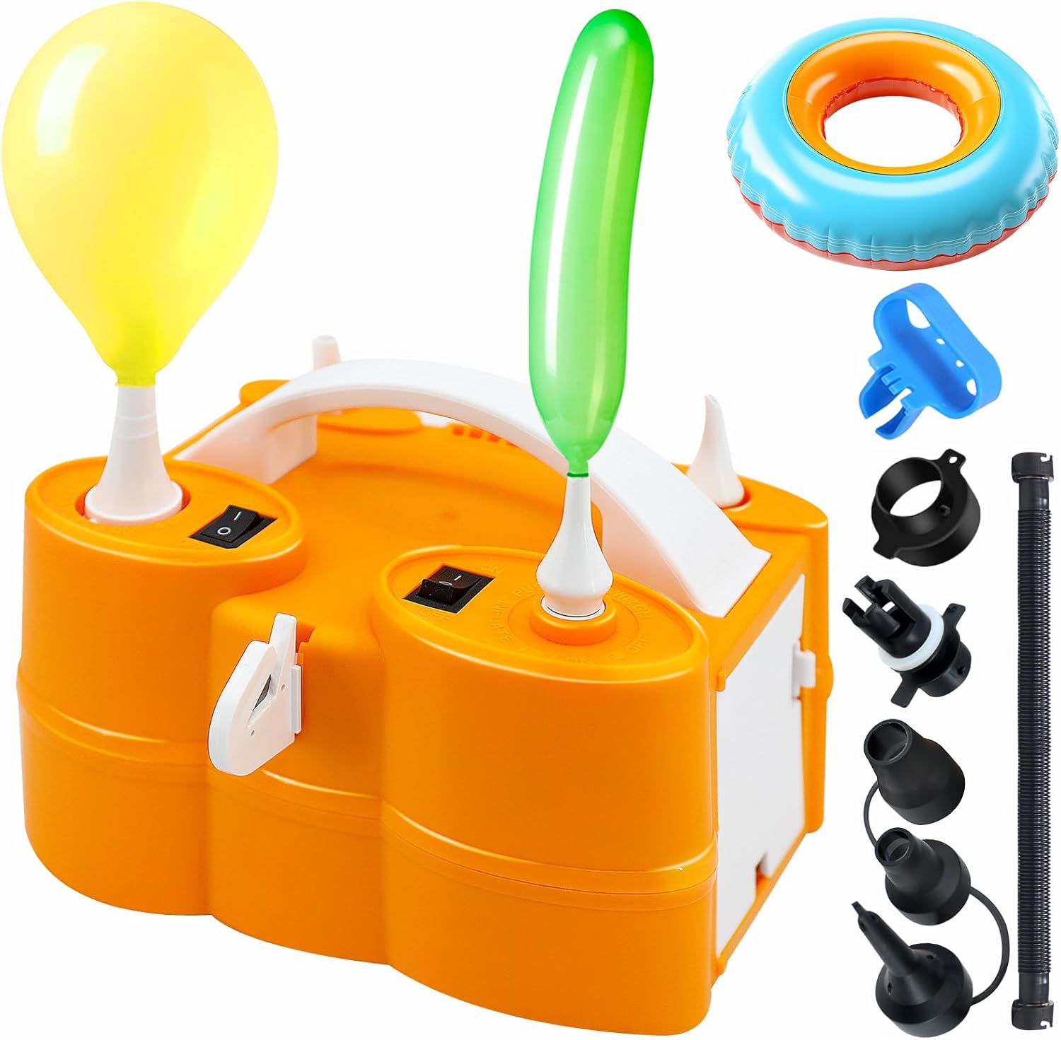 Growsun Balloon Pump, Electric 3 in 1 Powerful Air Inflate/Deflate Pump, Multi-F...