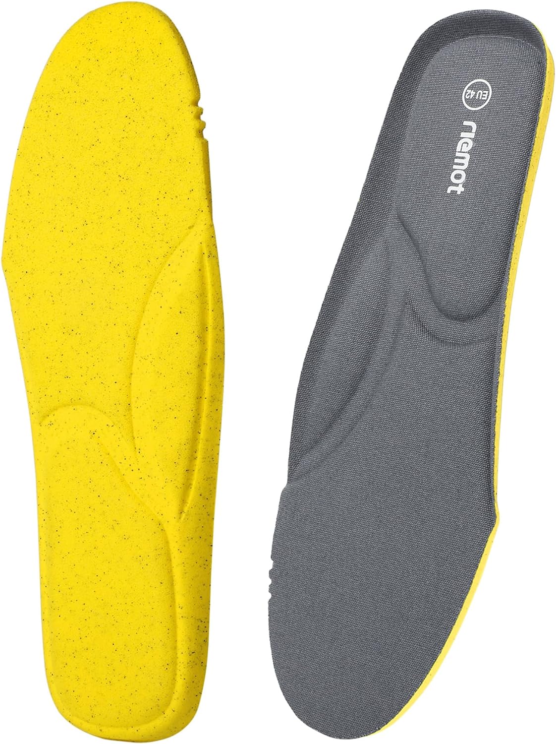 riemot Memory Foam Shoe Insoles for Men and Women,Comfort Inner Insoles for Spor...