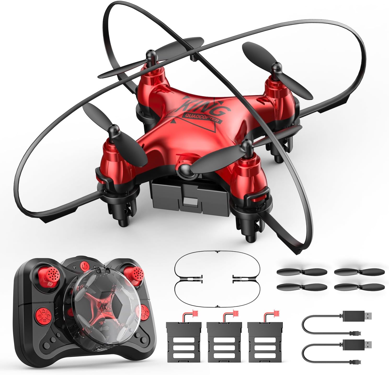 Holyton HT02 Mini Drone for Kids Beginners, Easy Pocket RC Quadcopter with Altit...