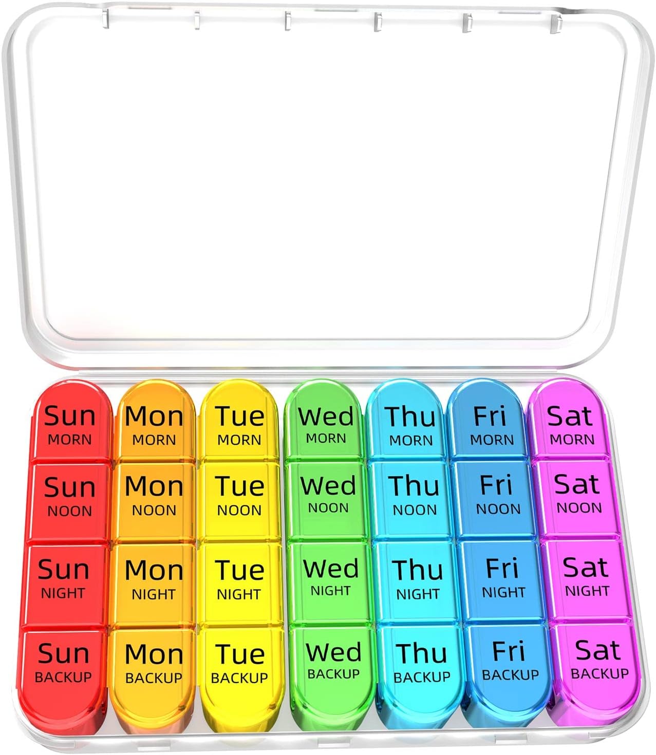 Doruimi Weekly Pill Box Organiser, Small Pill Box...