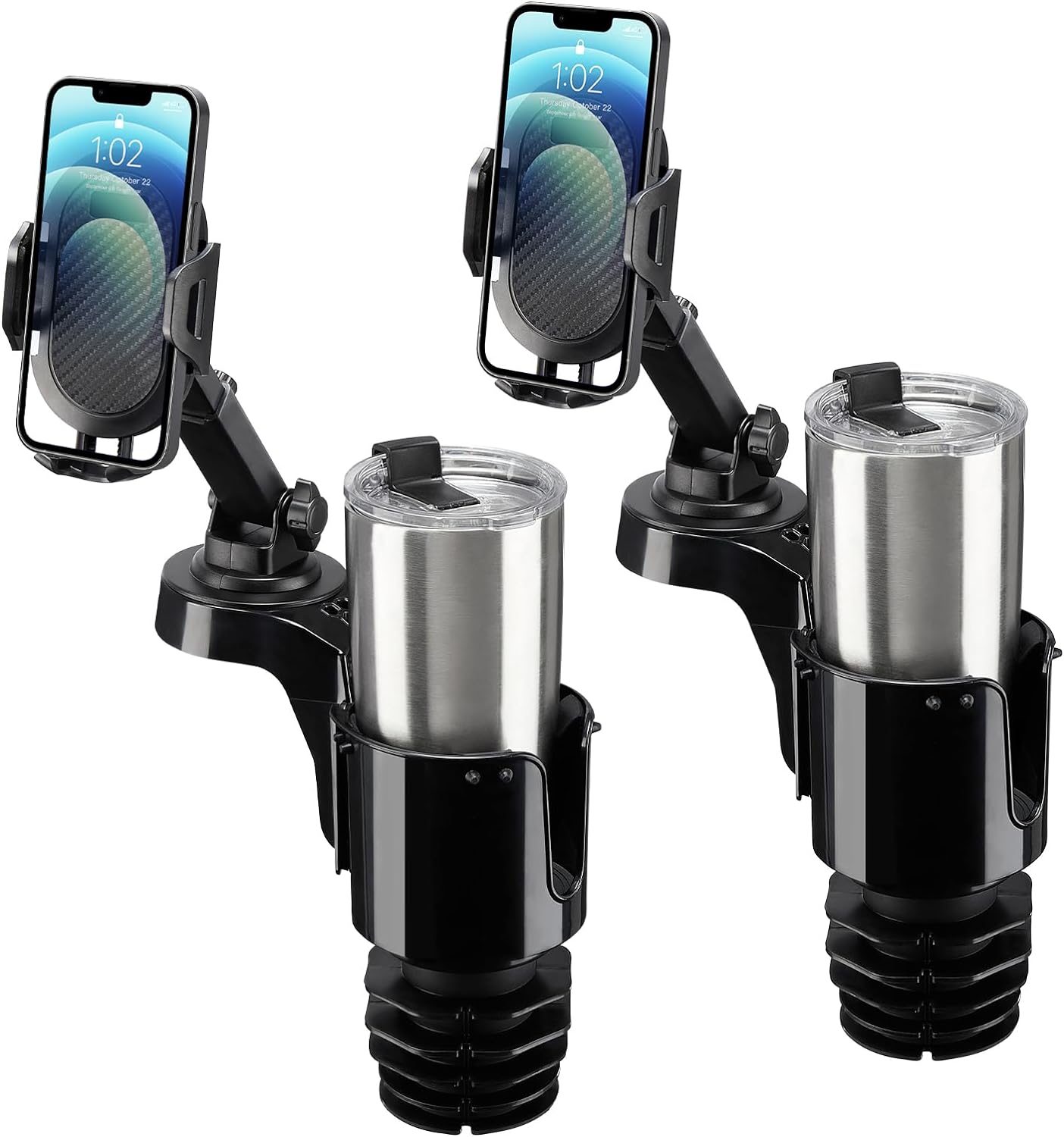 JOYTUTUS Cup Holder Phone Mount for Car, Car Cup Holder Cellphone Holder for Car...