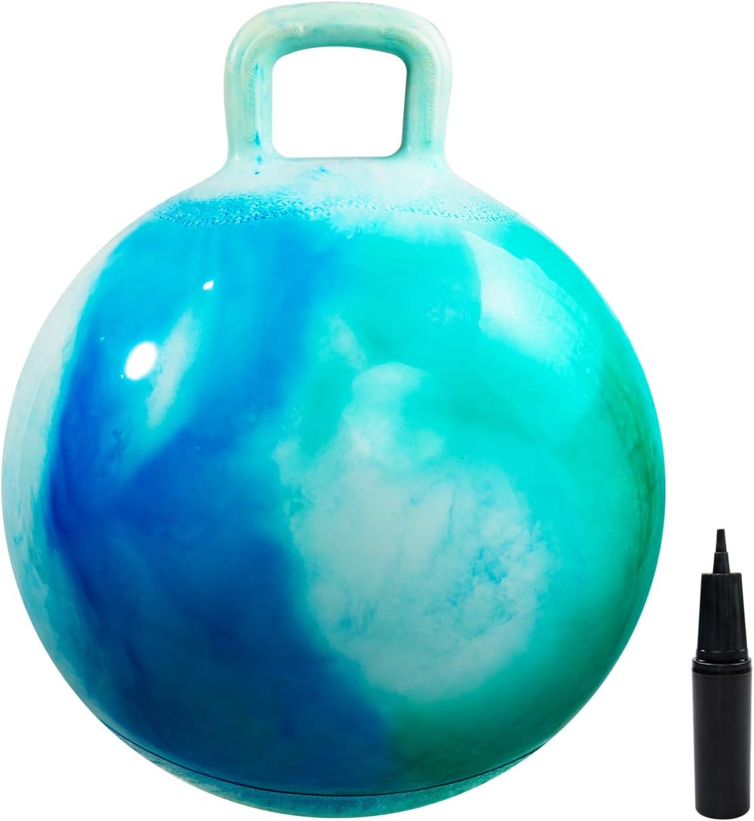 INPODAK Space Hopper, 18 Inches Hopper Ball, Spacehopper for Kids Age 8 to 12, J...