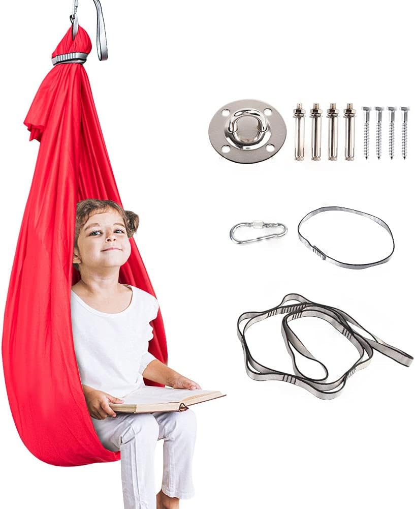 Sensory Swing for Kids with Special Needs, Special Therapy Swing with Hardware I...