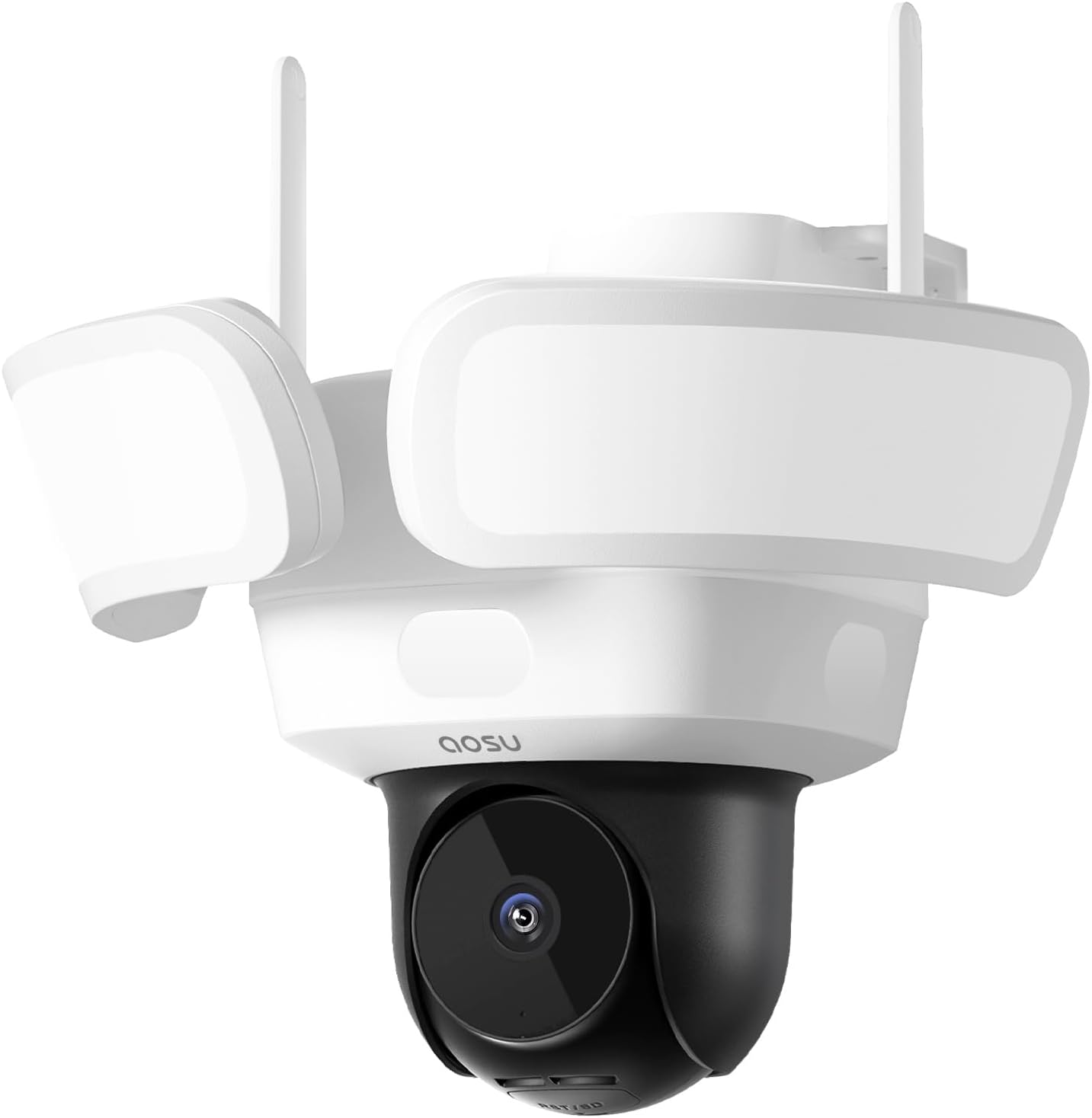 AOSU Floodlight Camera Wired Outdoor - 3K UHD WiFi Security Camera with Lights,...