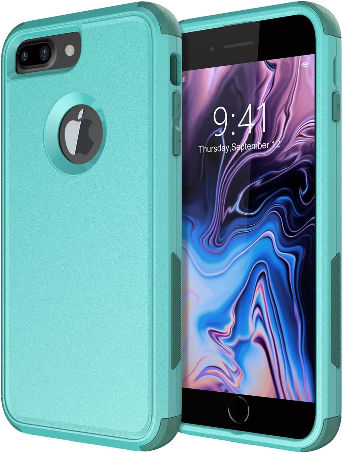 Diverbox for iPhone 8 plus Case, iPhone 7 plus Case [Shockproof] [Dropproof] [Du...