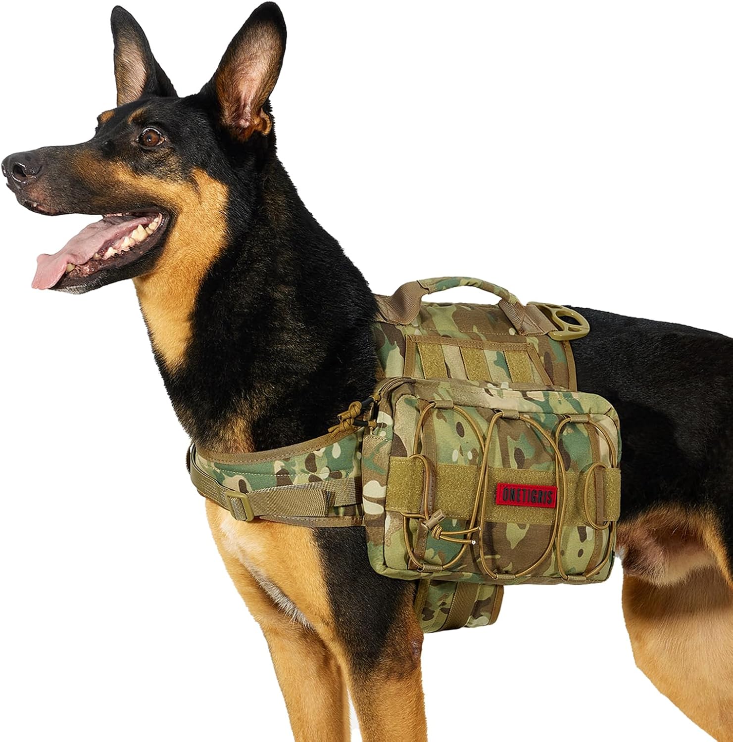 OneTigris Dog Backpack for Medium & Large Dogs, MAMMOTH Backpack Harness for Dog...