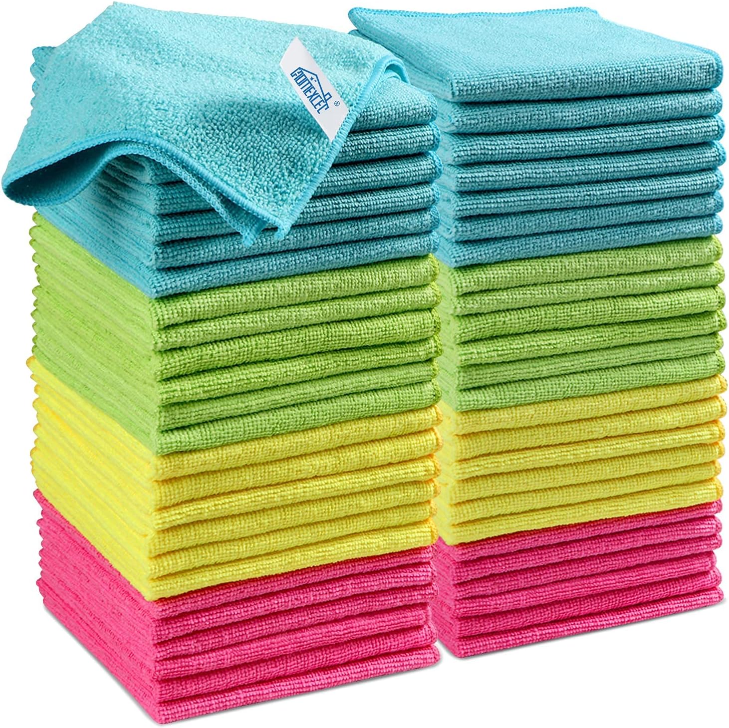 HOMEXCEL Microfiber Cleaning Cloth,50Pack Cleaning...