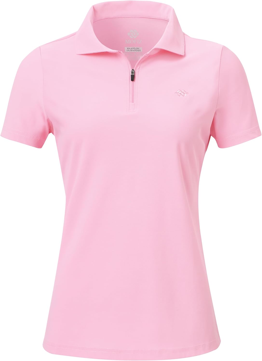 MoFiz Women's Short Sleeve Polo Shirts Premium Cotton Golf Work Top Casual Sport...