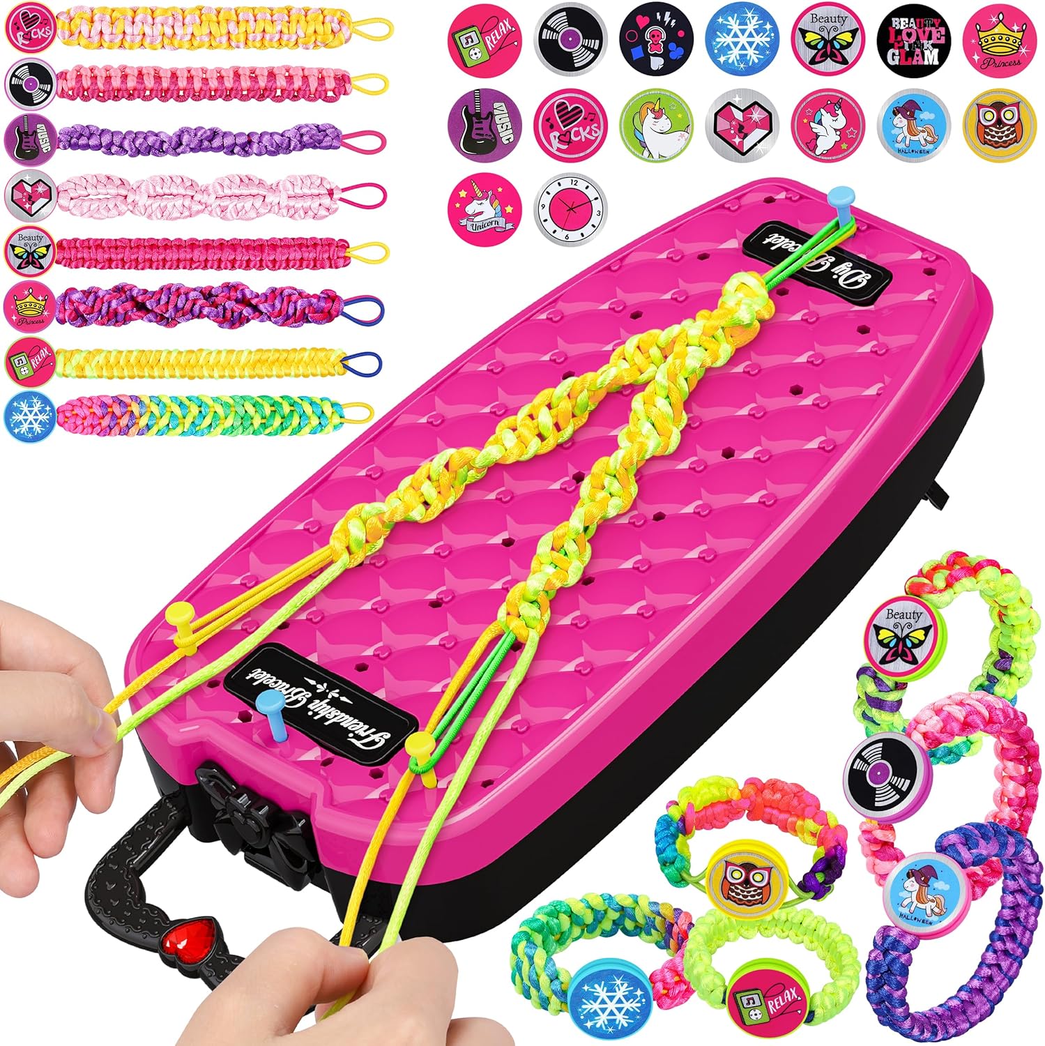 Dpai Friendship Bracelet Making Kit for Girls,DIY Arts and Crafts Toys,Jewelry S...