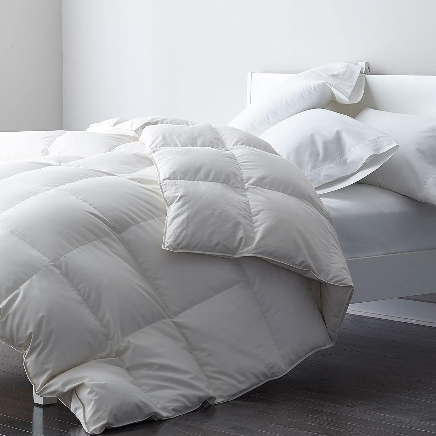 DWR Premium Feather Down Comforter Duvet Insert 90x90-100% Skin-Friendly Cotton...