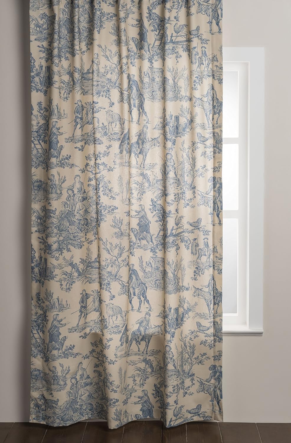 Maison d' Hermine Curtains 100% Cotton Curtain Single Panel Easy Hanging with a...