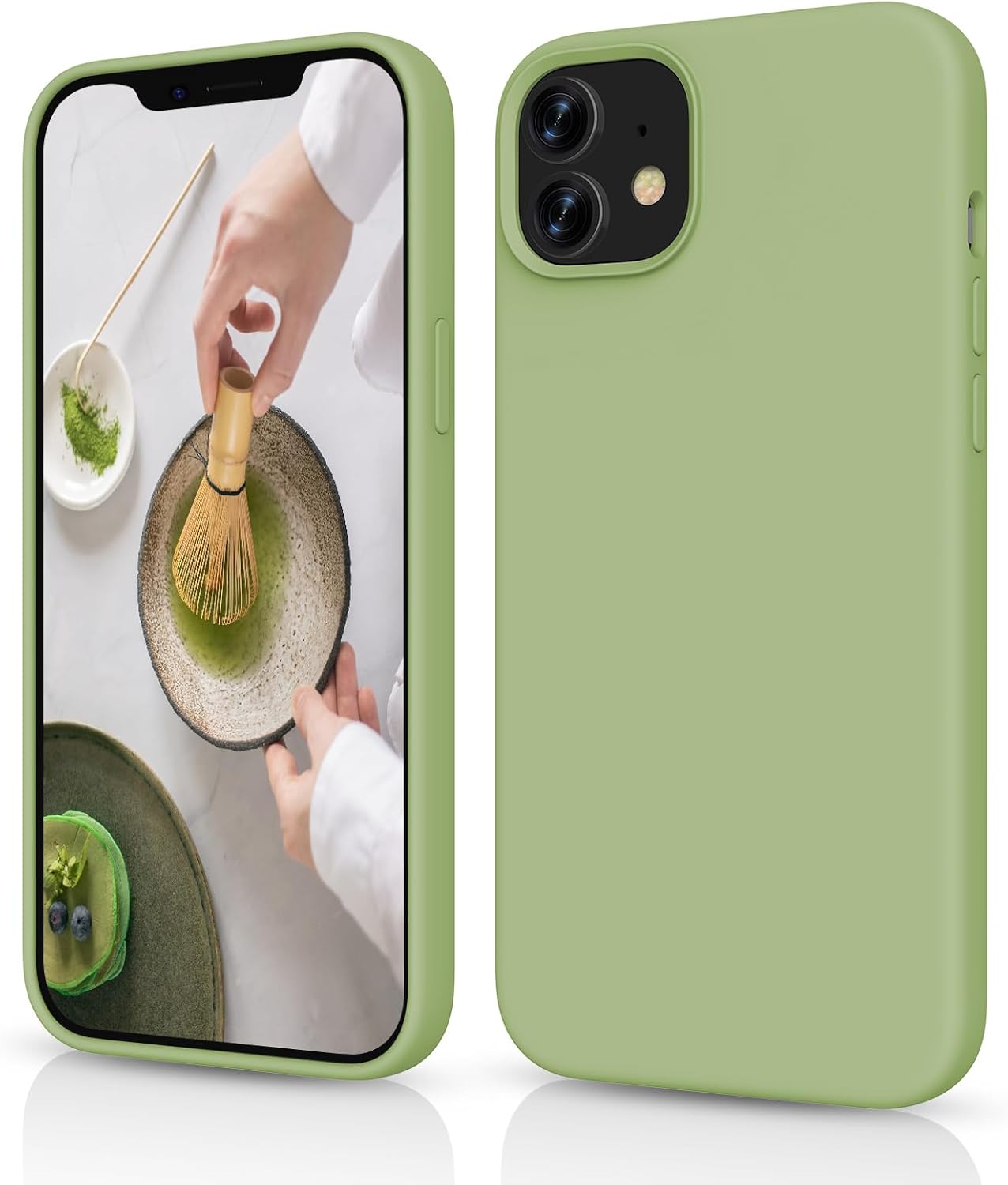 OitiYaa Silicone Case Compatible with iPhone 12/12 Pro Case 6.1 inch, Soft Ultra...