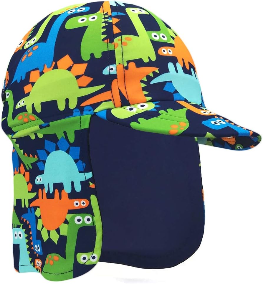 Gifts Treat Kids Legionnaires Hat, UPF 50+ Sun Protection Swim Cap Flap Hat for...
