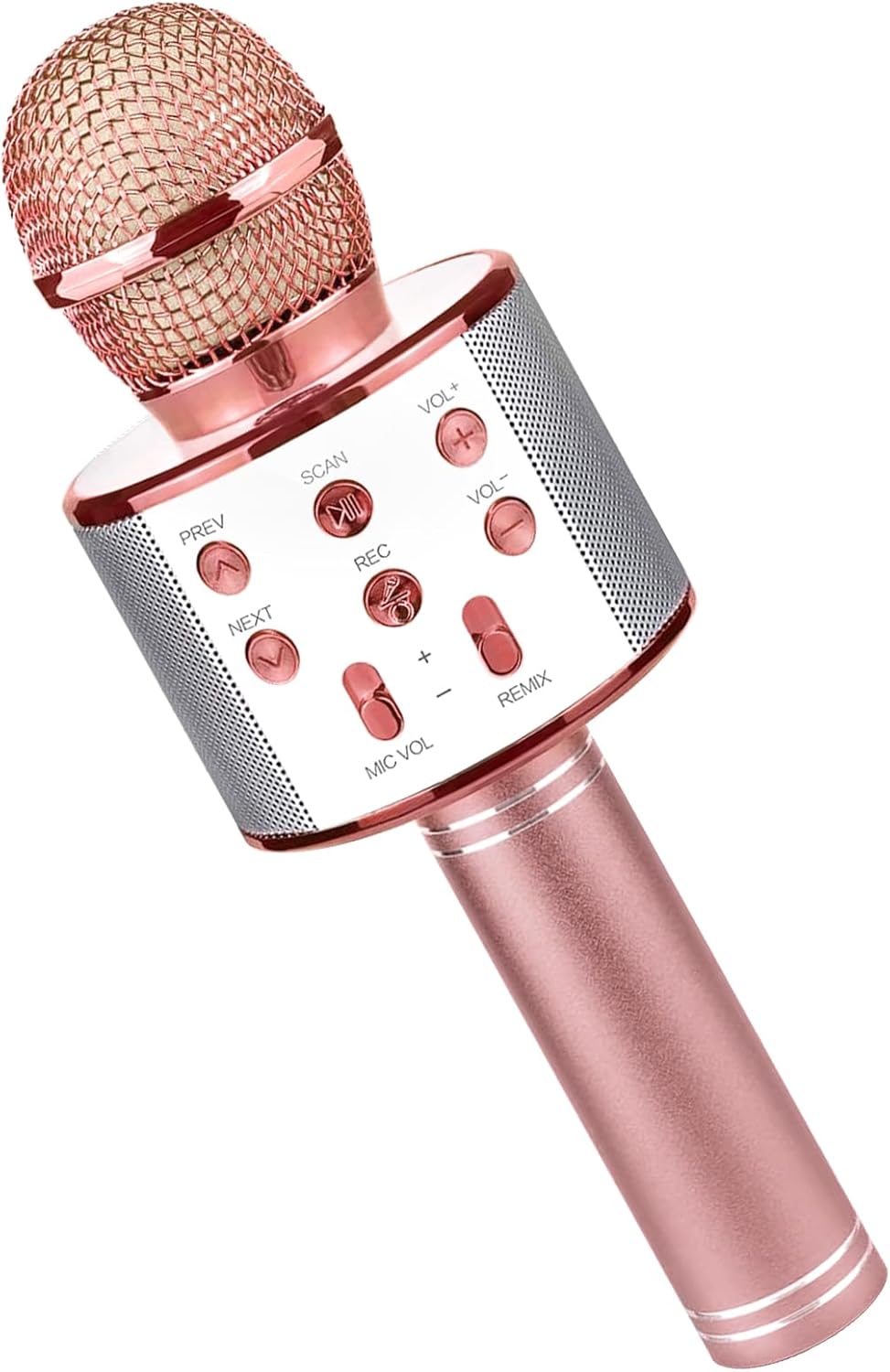 Karaoke Microphone,5 in 1 Wireless Bluetooth Microphone, Portable Handheld Karao...