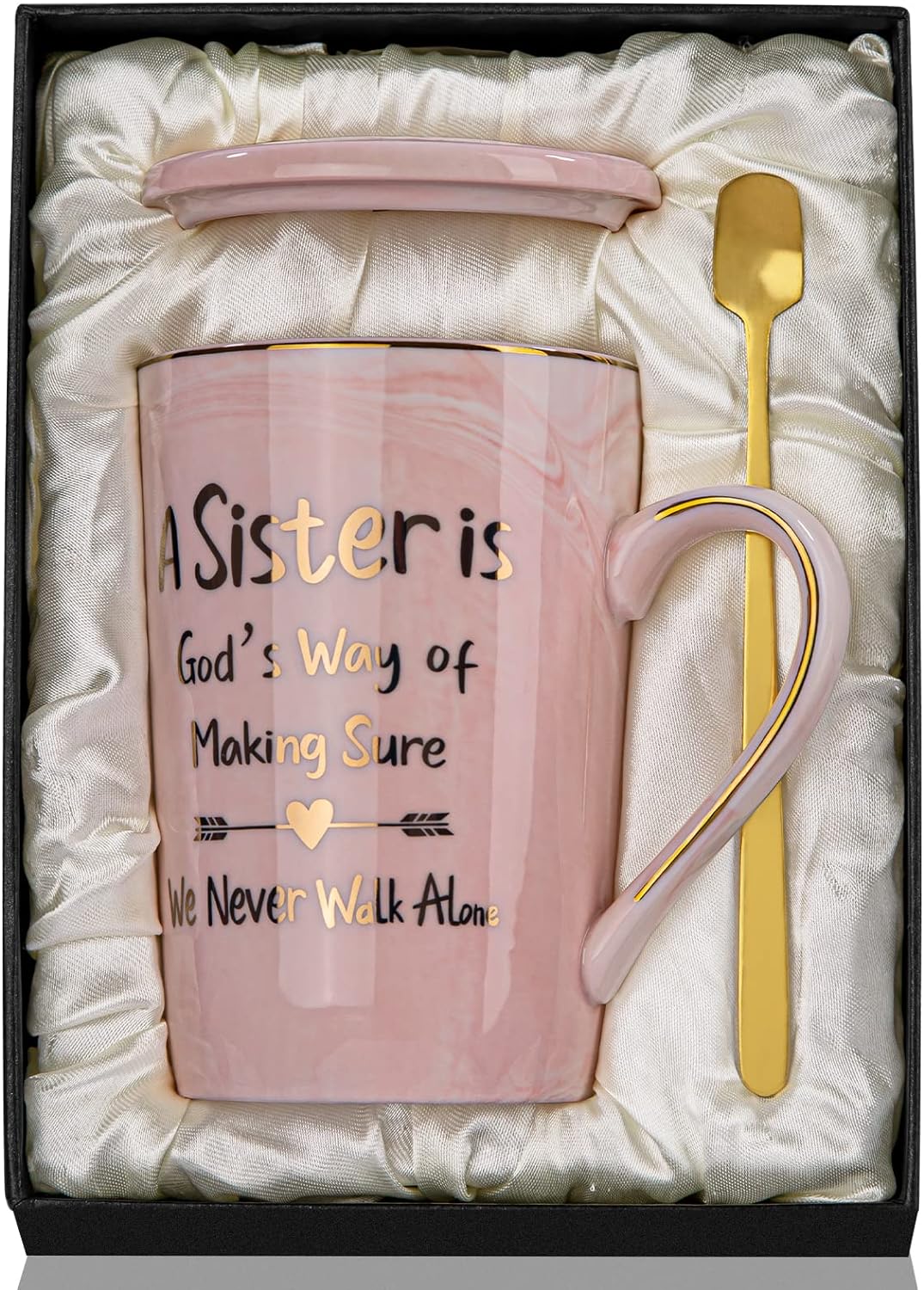 ALBISS Sister Christmas Gifts from Sister Brother - A Sister is God's Way of Mak...
