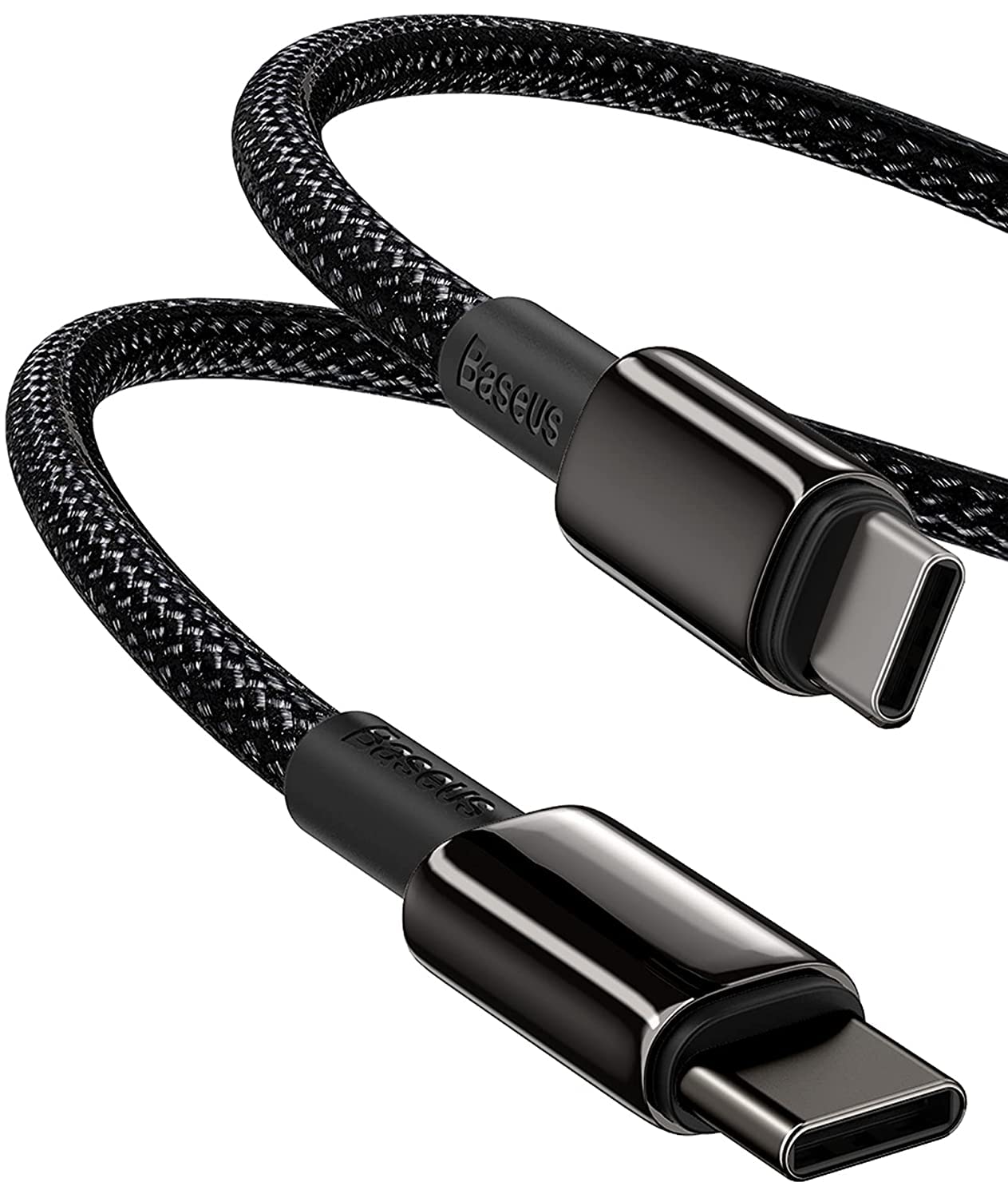Baseus USB C Cable, 100W PD 5A QC 4.0 Fast Charging USB C to C Cable, Zinc Alloy...