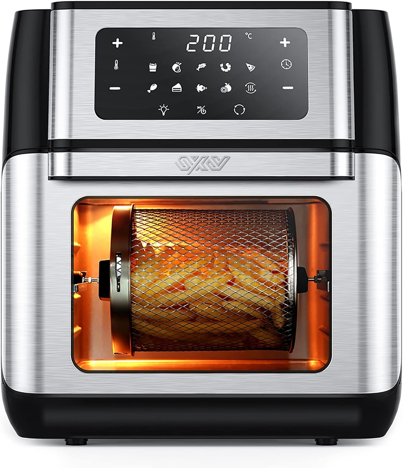 Innsky 10L Air Fryer Oven with Rotisserie & Dehydrator, 【Patent & Safety Certs...