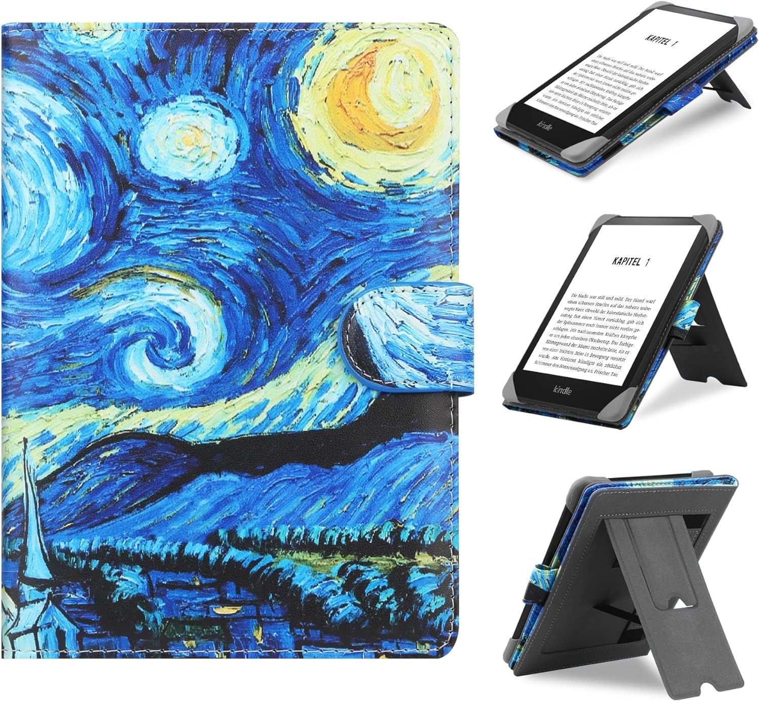 HoYiXi Universal Case Compatible with 6”-6.8” Kobo/PocketBook/Tolino/Sony E-Book...