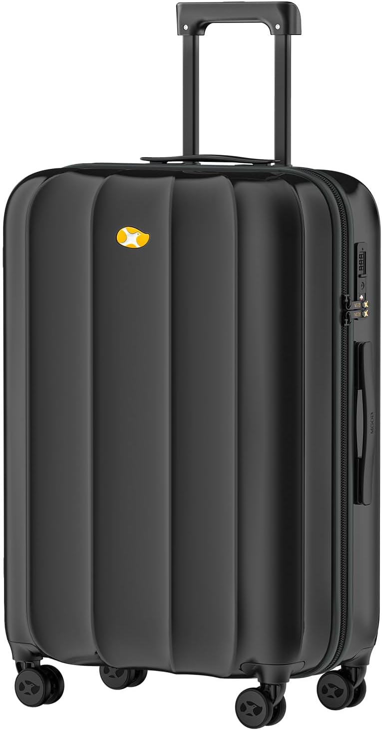 MGOB Medium Suitcase, 24 Inch Luggage with Spinner Wheels,Hard Shell Trolley Tra...
