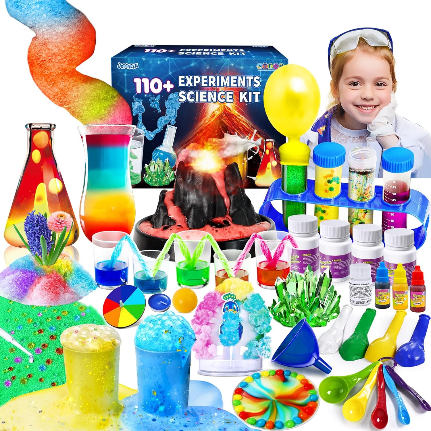 JOPSHEEN 110+ Science Experiments Kits for Kids, Science Projects STEM Activies...
