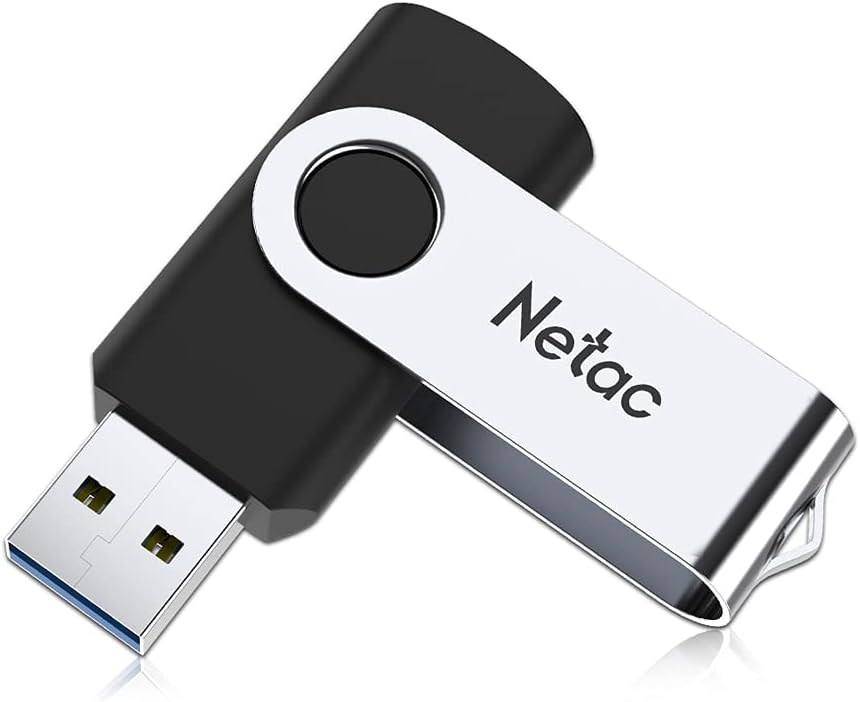 Netac 512GB USB 3.0 Flash Drive 512GB High Speed Swivel Design Memory Stick Up t...