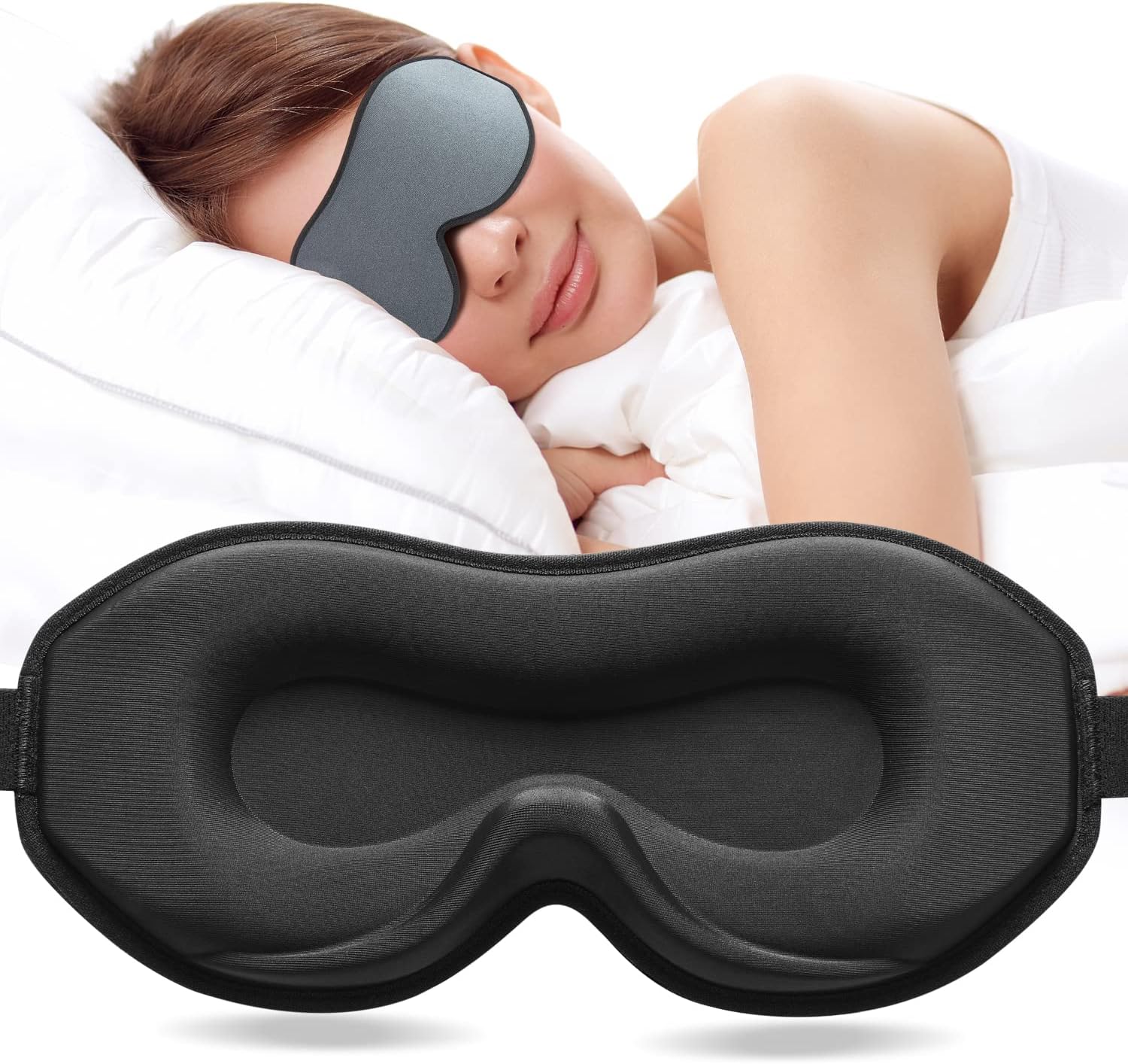Umisleep Upgraded Sleep Mask, Perfect Sleeping Mask for Side Sleepers, 3D Ultra...