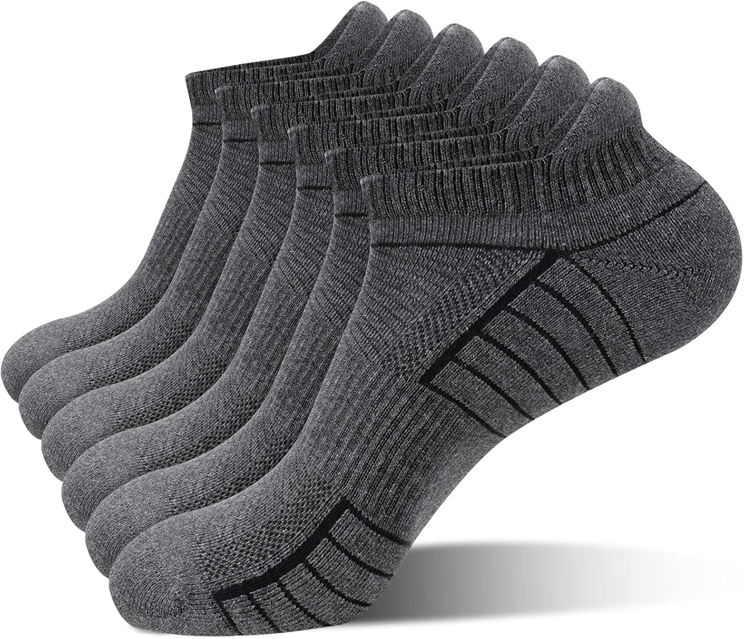 Cevapro Running Socks for Men Women, Thick Cushioned Trainer Socks Anti-Blister...