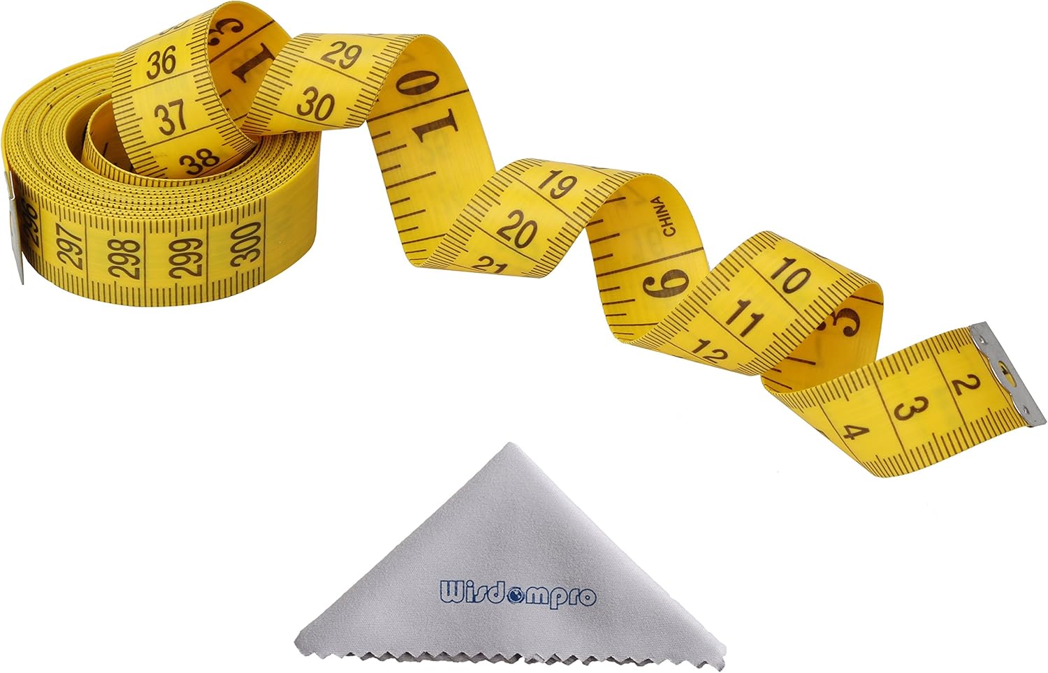 Wisdompro 120 Inch/300cm Soft Tape Measure for Sewing Tailor Cloth, Body Measure...