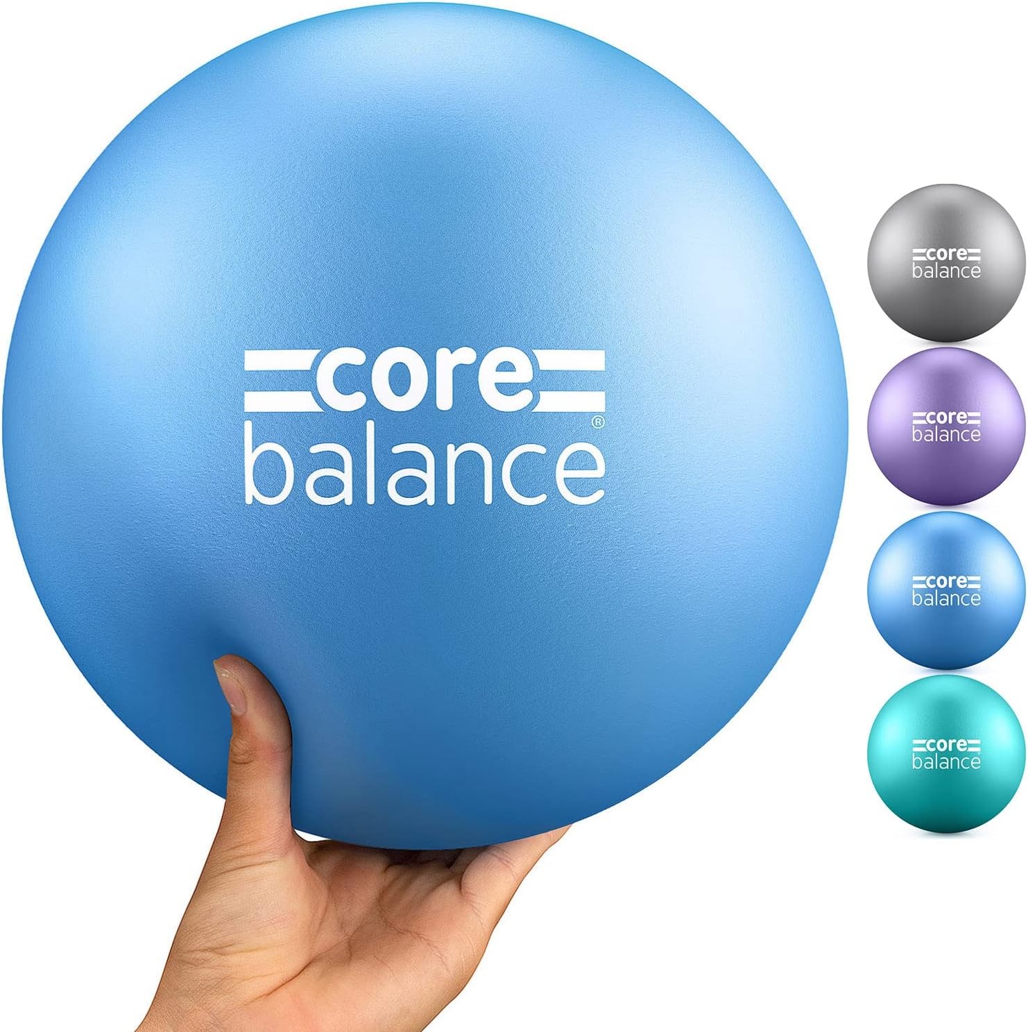 Core Balance Soft Pilates Ball 23cm / 9 Inch, Smal...