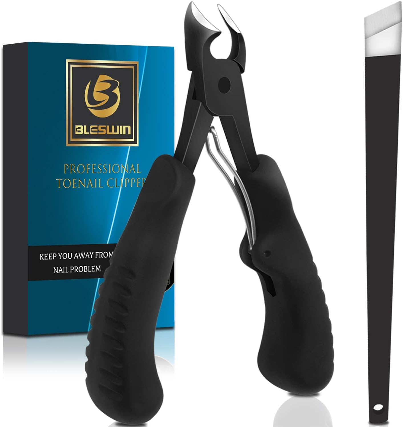Podiatrist Toenail Clippers, Super Sharp Nail Clippers for Thick & Ingrown Hard...