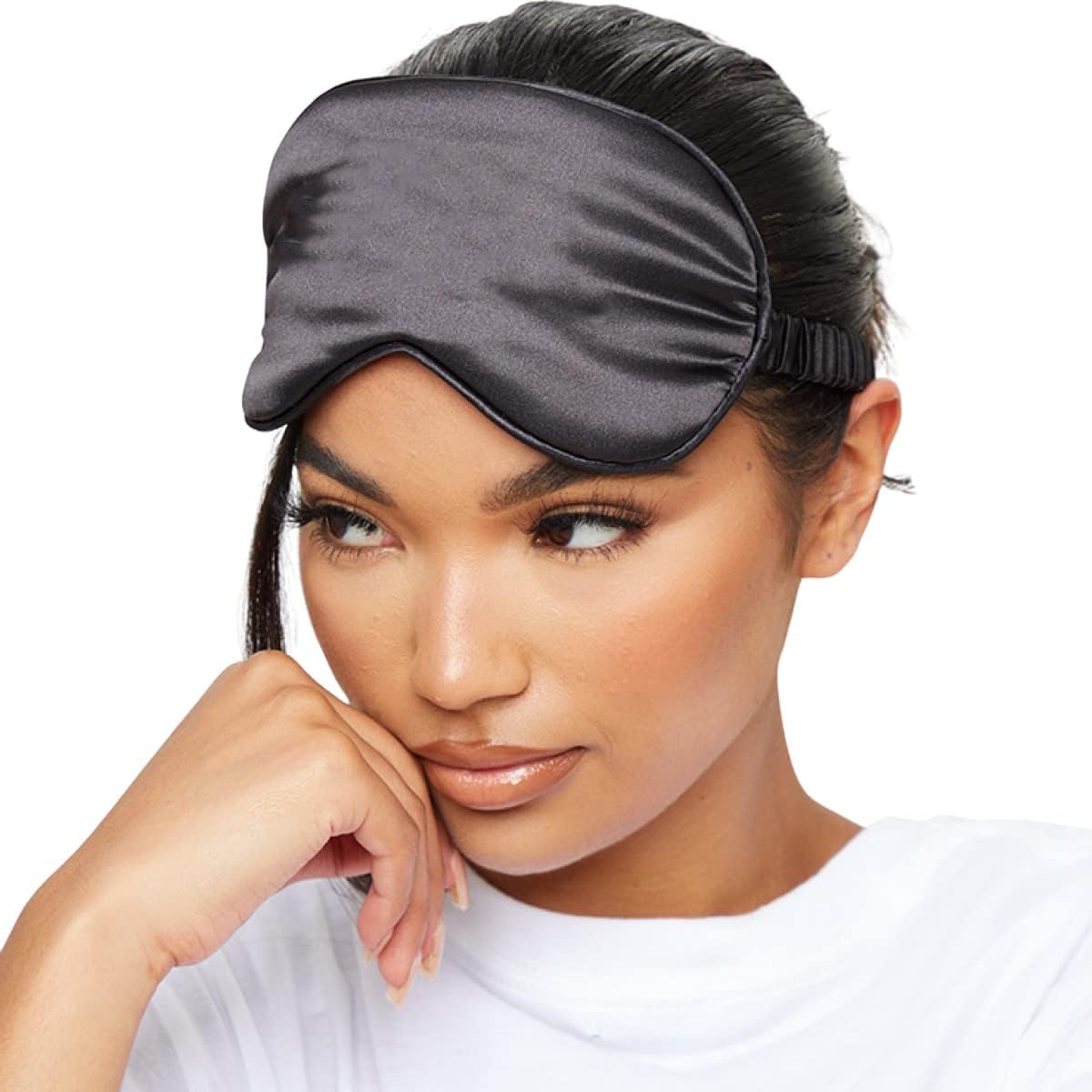 SMUG Satin Sleep Mask & Eye Mask | Deep Dream Sleep Masks for Women & Men | Soft...
