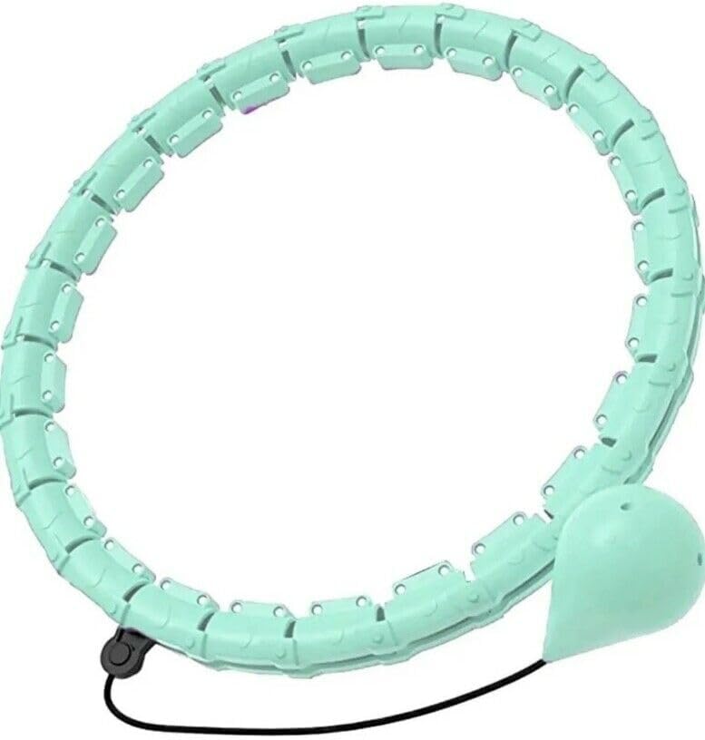 Smart Hula Ring Hoops, Weighted Hula Hoop for Adults, 24 Knots Detachable & Size...