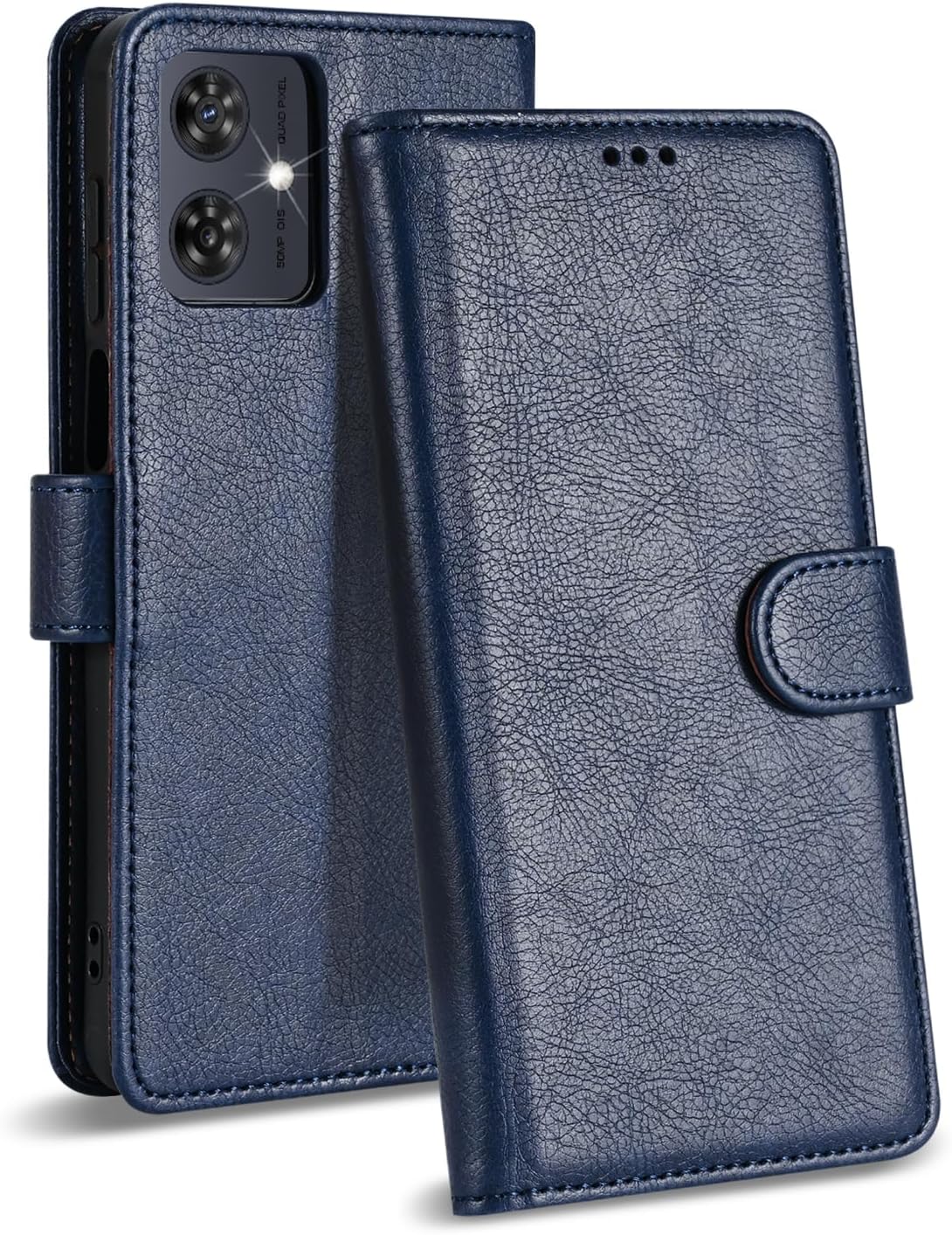 Case Collection for Motorola Moto G54 5G Phone Case - Premium Leather Folio Flip...