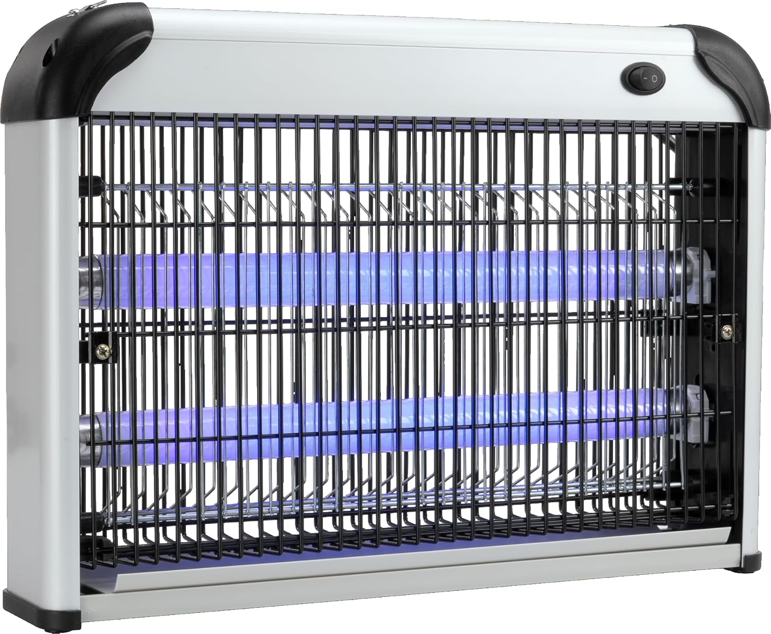 SA Products 20W UV Indoor Electric Fly Zapper - UK Plug, Aluminum, 2 UV Bulbs, H...