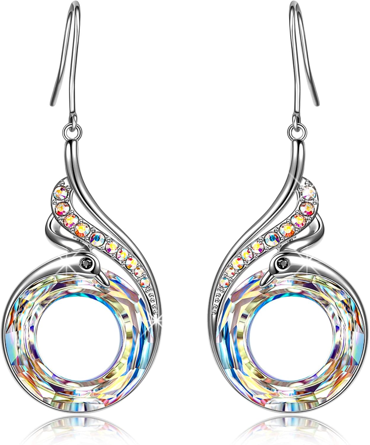 Kate Lynn "Rise From the Ashes" Phoenix Dangle Earrings with Crystals from Austr...