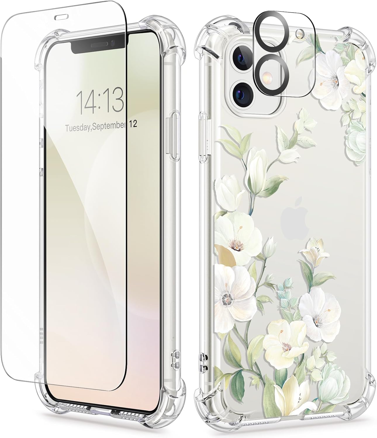 GVIEWIN Compatible with iPhone 11 Case 6.1'' 2019, with Screen Protector+Camera...