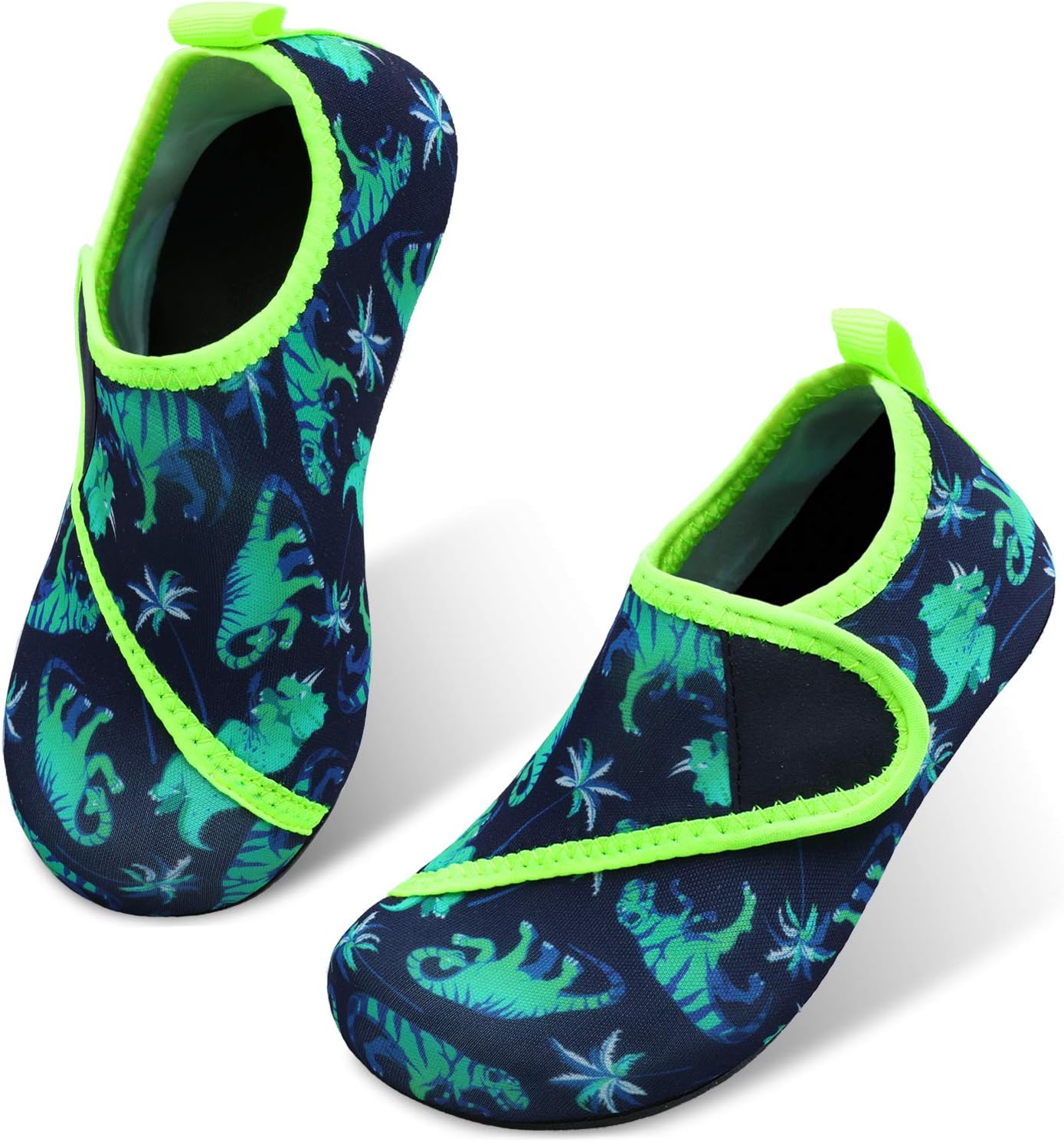 JIASUQI Kids Boys Girls Water Shoes Quick Dry Barefoot Aqua Socks for Beach Swim...