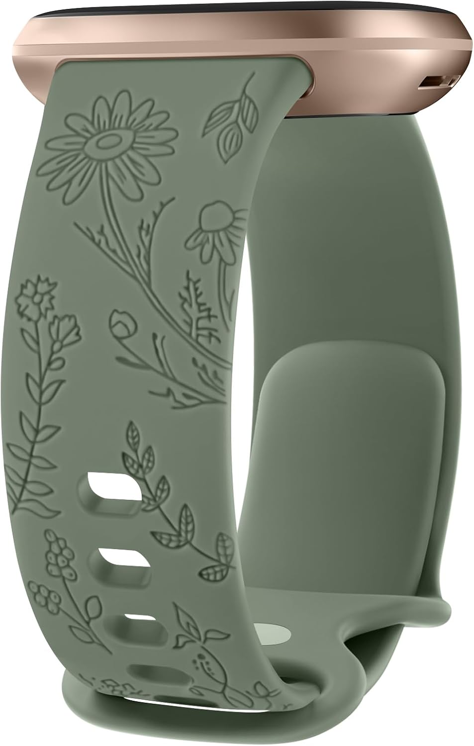 Tobfit Flower Pattern Strap compatible with Versa 4/Versa 3/Sense 2/Sense Straps...